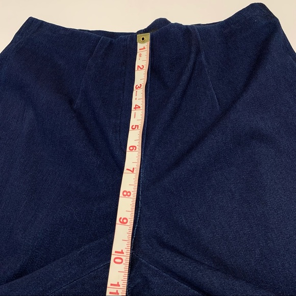 NWT Lior Paris Sidney Capri Pant Size 4 Dark Denim - Picture 9 of 11